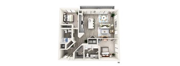 a floor plan of a 2 bedroom apartment at the biltmore apartments in dallas,
