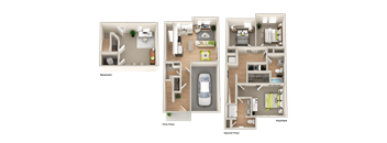 TH-H1 w/ Basement Flex Space