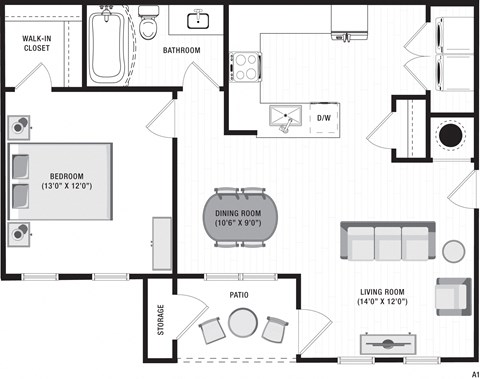 Avalon A1 Floor Plan