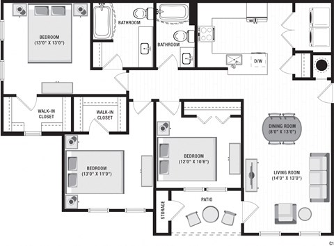 Avalon C1 Floor Plan