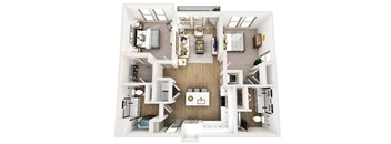 bedroom floor plan an in 2d