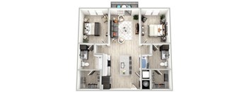a1 floor plan the residences at town center apartments