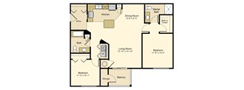 a floor plan of a home