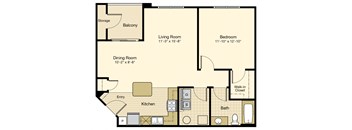 a floor plan of a home