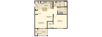 informal biological grouping with a living room and a dining room