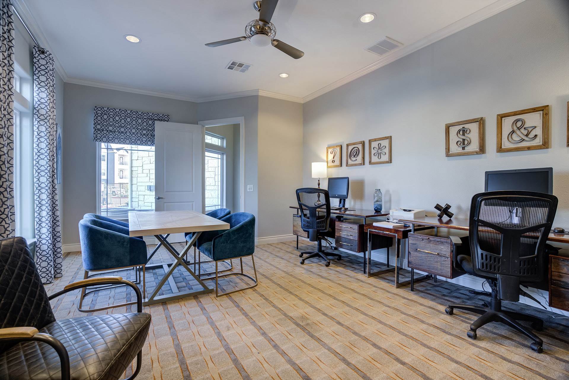 Business Center at Residence at Midland, Midland, TX