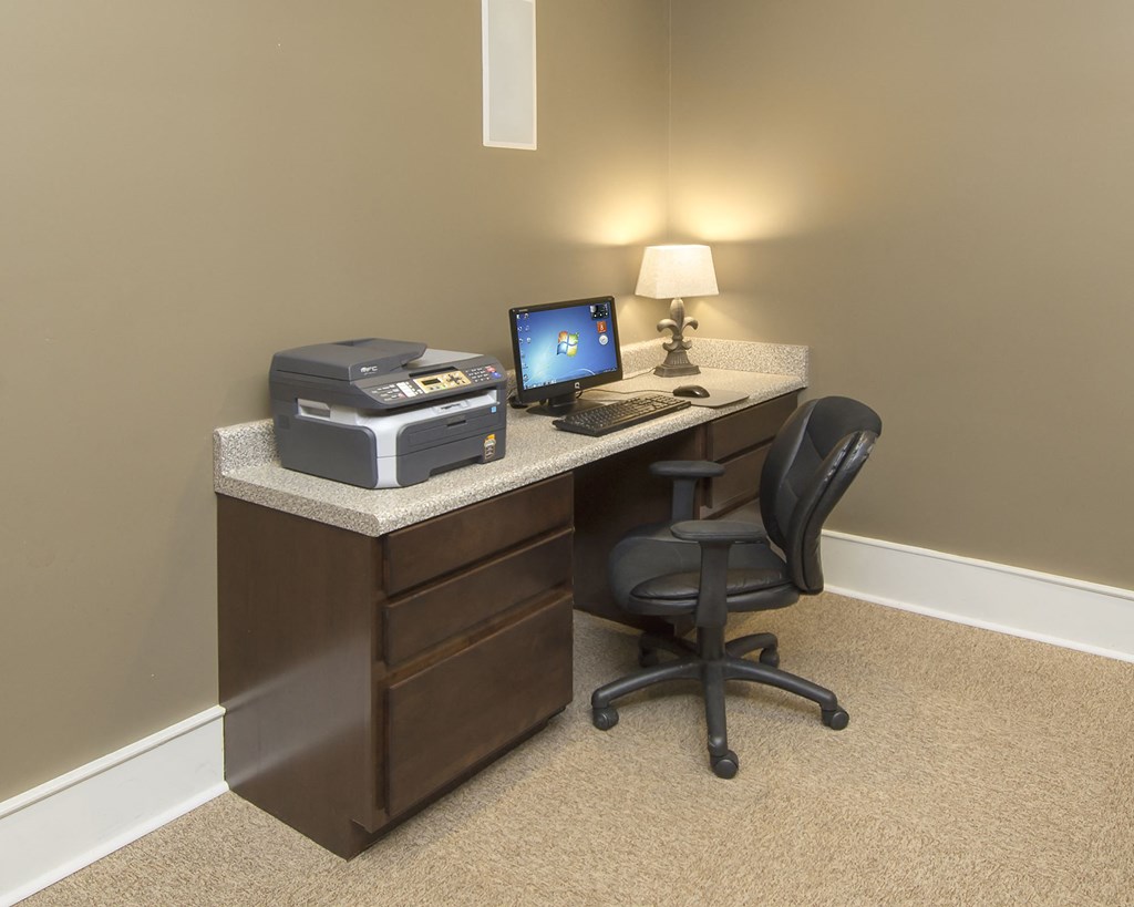 business center with printing