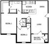 Two Bedroom/One Bathroom