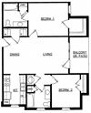Two Bedroom/Two Bathroom