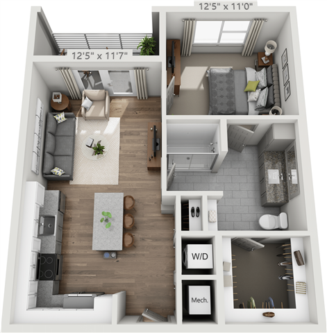 200 Madison St Studio-2 Beds Apartment for Rent - Photo Gallery 32