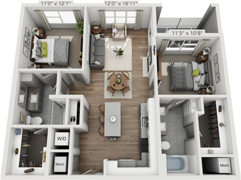 200 Madison St Studio-2 Beds Apartment for Rent - Photo Gallery 39