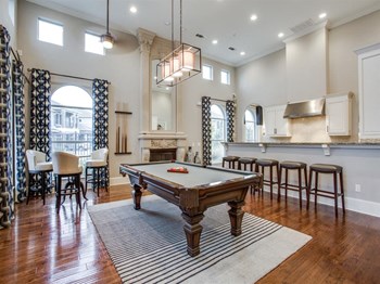 Game Room with Billiards at Orion Prosper Lakes, Prosper, Texas