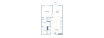an illustration of a floor plan of a house