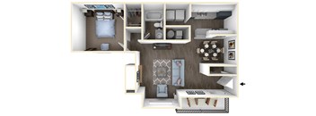 a floor plan image of the avenue at polaris apartments in columbus, oh