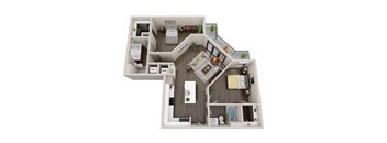 a1 floor plan  1 bedroom  129