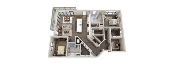 a234 floor plan  1 bedroom  1199 square feet  the envoy