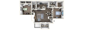 a floor plan image of the avenue at polaris apartments in columbus, oh