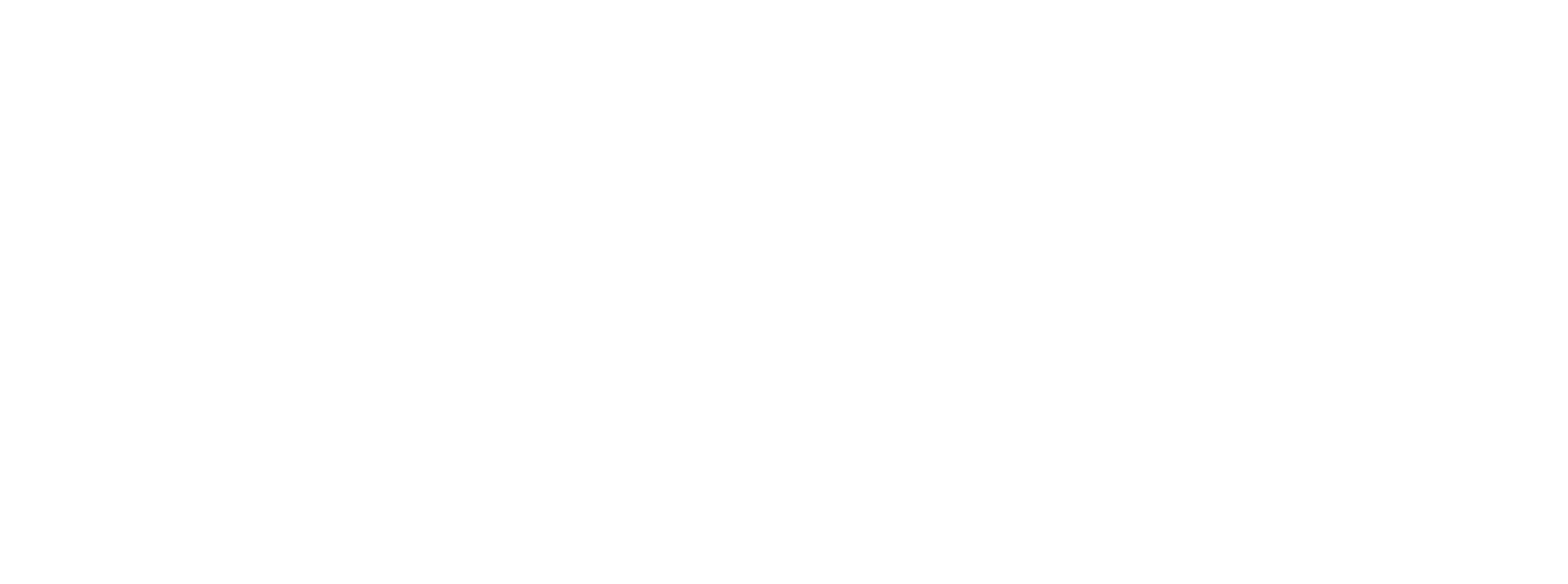 The logo for The Laurel Apartments.