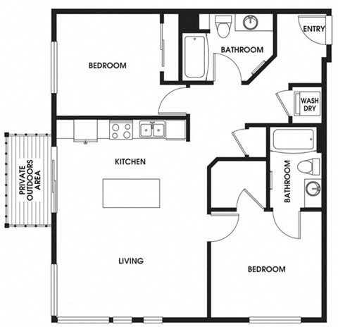 a floor plan of a home