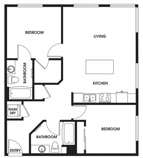 a floor plan of a home