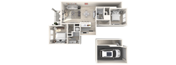 Unit C2 at Altis Grand Lake Willis, Orlando, FL 32821