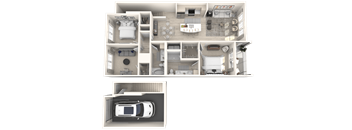 Unit D2  at Altis Grand Lake Willis, Orlando, FL