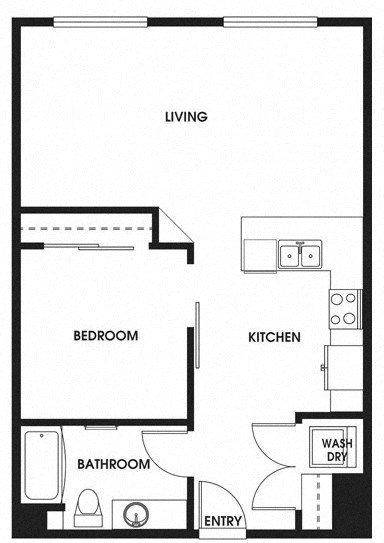 a floor plan of a small apartment