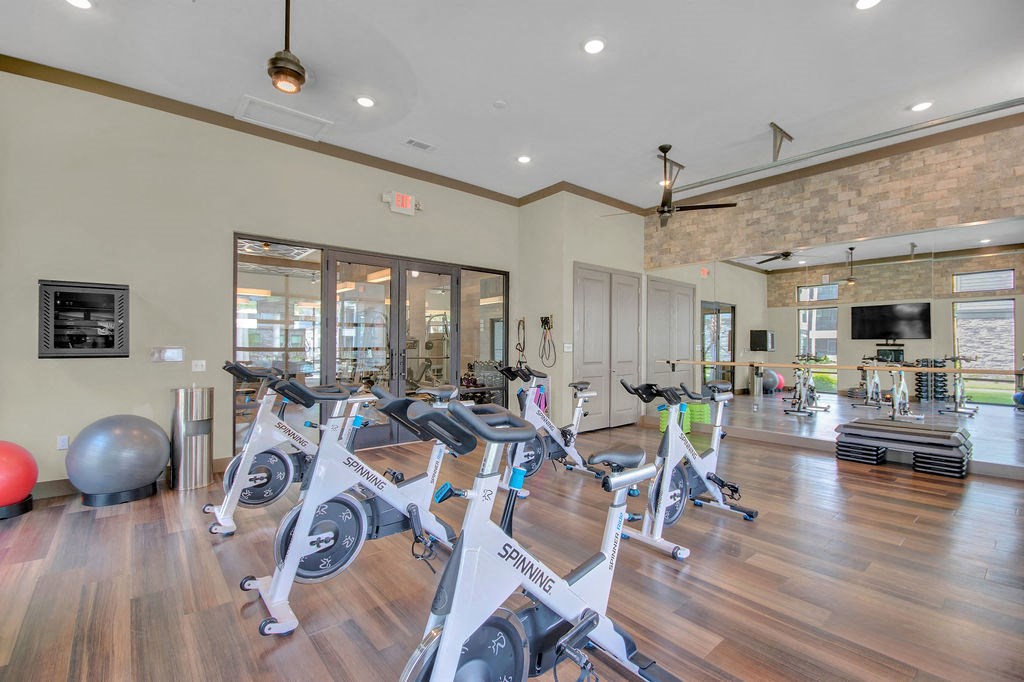 Vintage Winter Park cardio spin bike