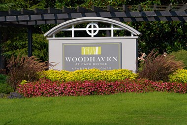 Woodhaven Sign at Main Entrance