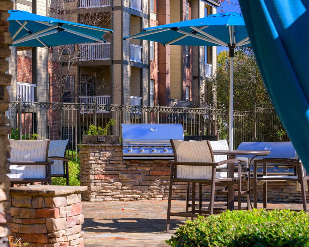 Grilling Area at Pool