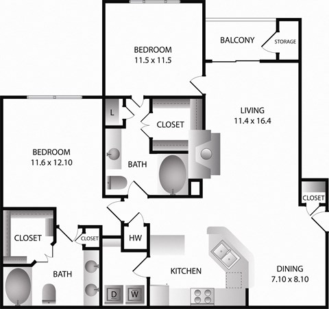 3080 Market Place 1-3 Beds Apartment for Rent - Photo Gallery 21