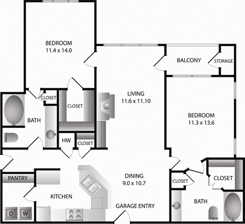 3080 Market Place 1-3 Beds Apartment for Rent - Photo Gallery 22