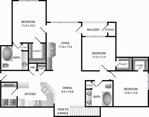 3080 Market Place 1-3 Beds Apartment for Rent - Photo Gallery 26