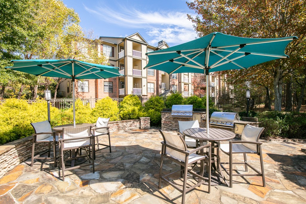 Grilling Area at Pool