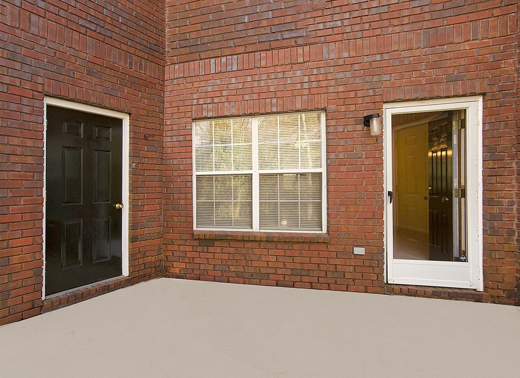 private patio exterior