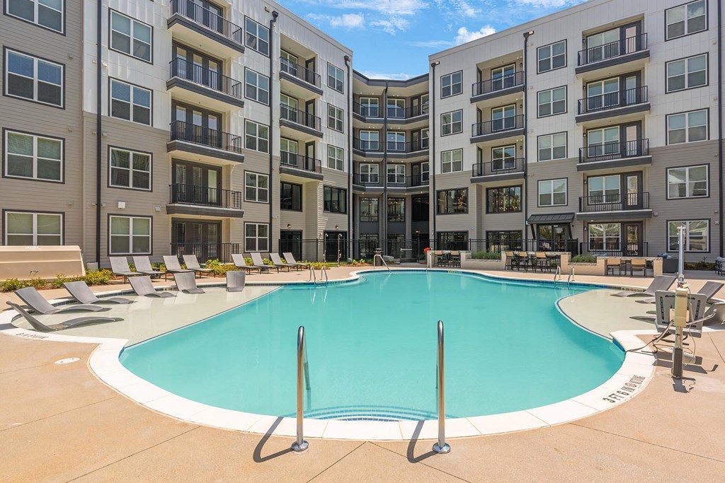a 3d illustration of a swimming pool