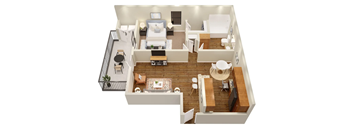 2 bedroom floor plan  the residences at sawmill estates