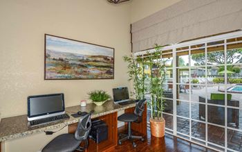 Business Center with Computer and Printer at Bay Club, Bradenton, 34207