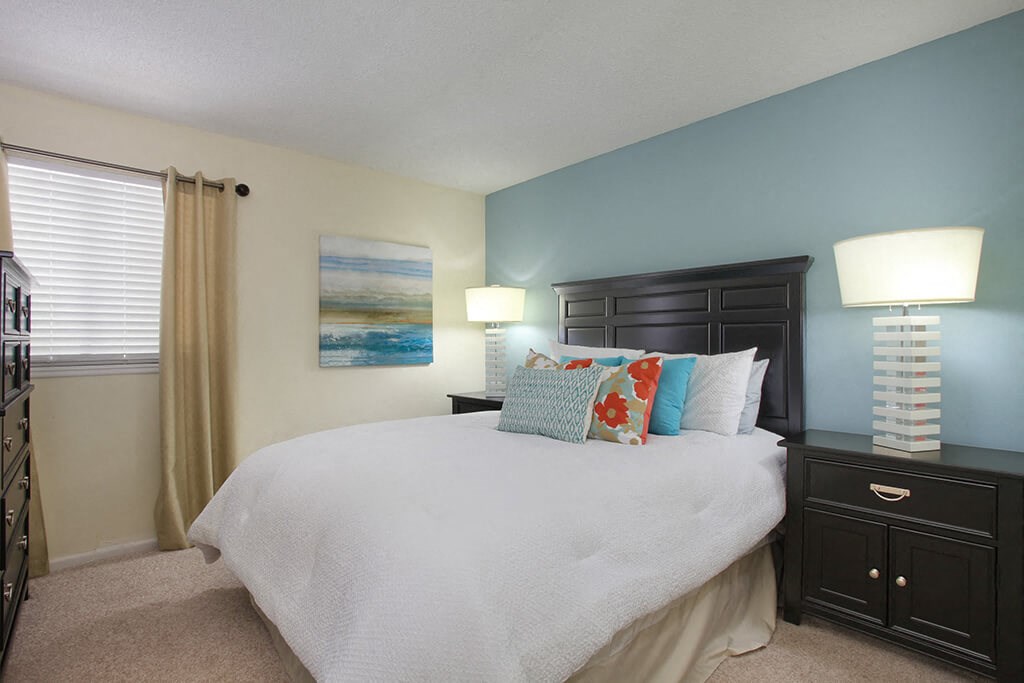 bedrooms with calming wall colors perfect for relaxing at Coral Club, Florida, 34210