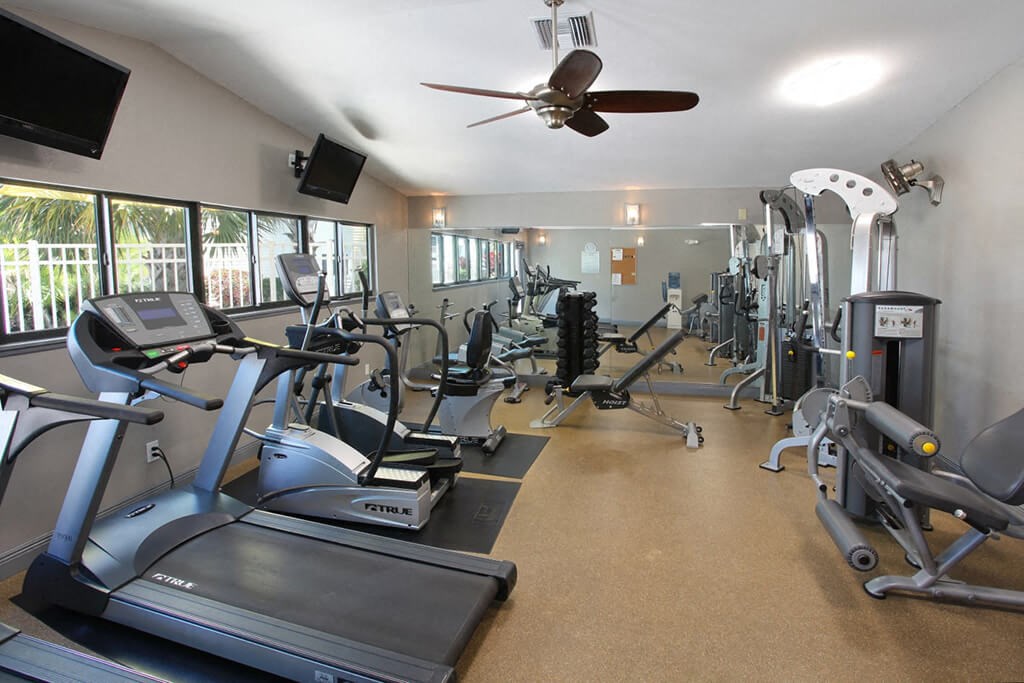 Fully functional gym for both weight lifters and cardio buffs Fully functional gym for both weight lifters and cardio buffs at Coral Club, Bradenton, FL