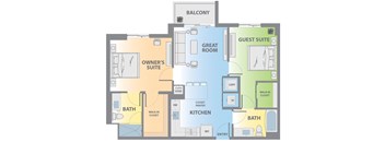 a floor plan of a room with a bathroom and a closet