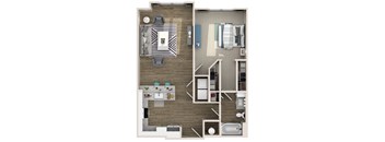 a floor plan of our studio apartment at riviera palms