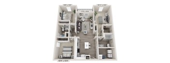 a 1 bedroom floor plan  the crossings at town