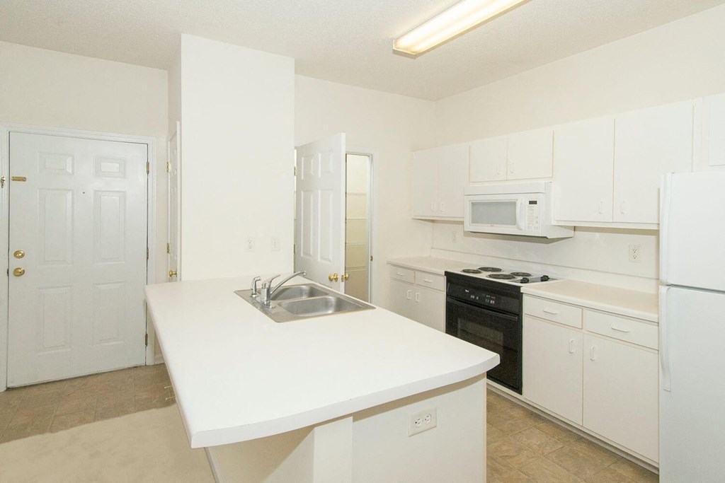 kitchen with island