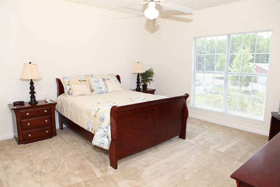 bedroom with bed