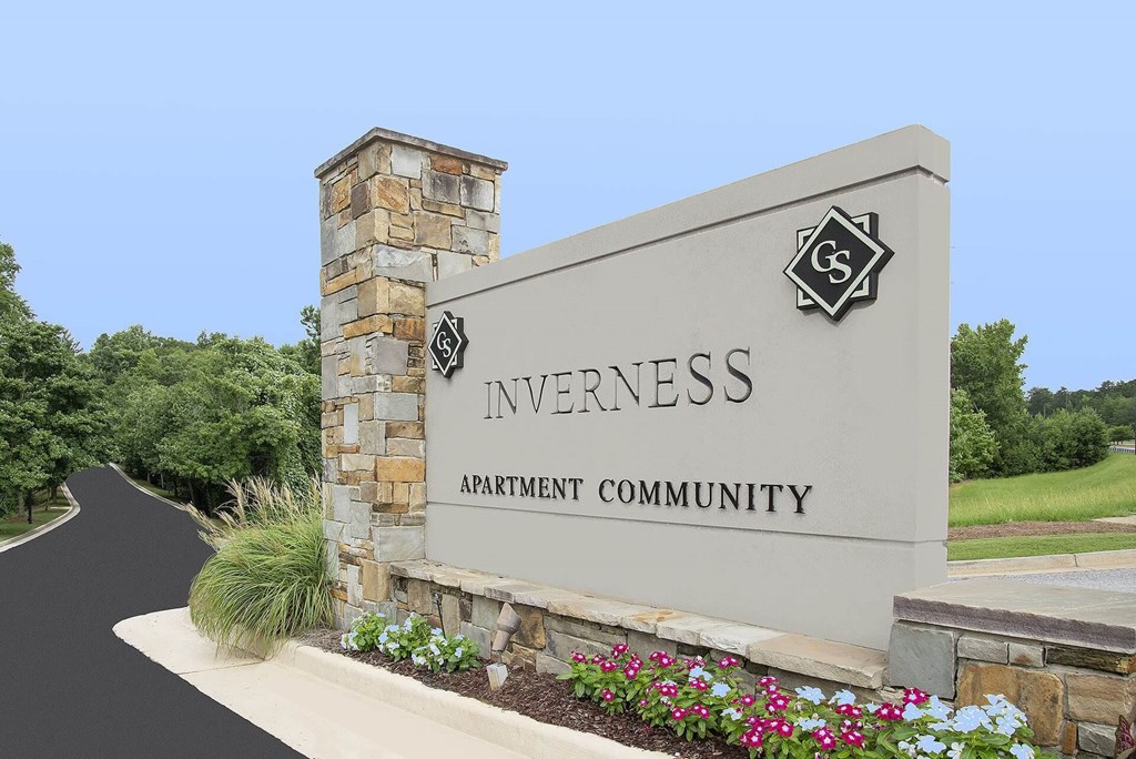 GREYSTONE INVERNESS ENTRANCE SIGN