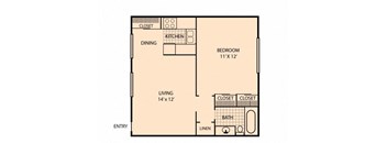 Highland Terrace 1 Bed 1 Bath