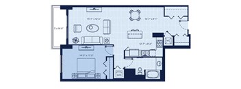 a blueprint of a floor plan of a house