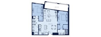 a blueprint of a floor plan of a house
