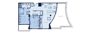 a blueprint of a floor plan of a house